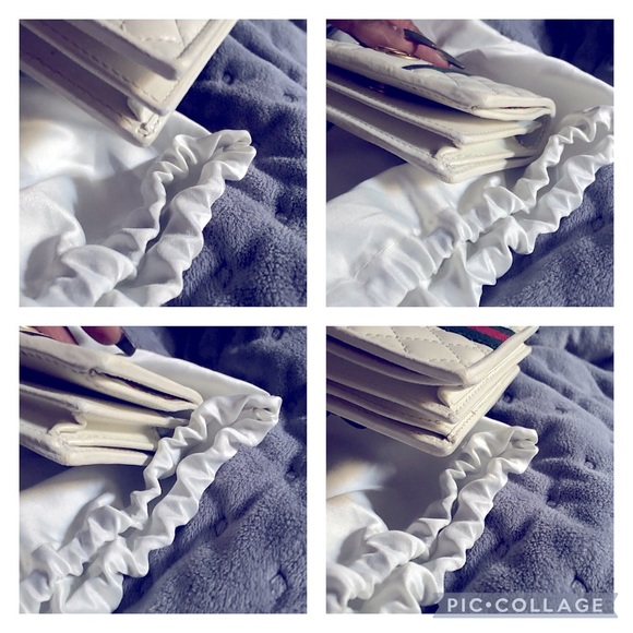 Gucci White GG Quilted Trapuntata Compact wallet - Picture 9 of 13